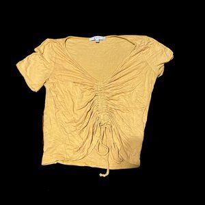 Yellow Crop Top